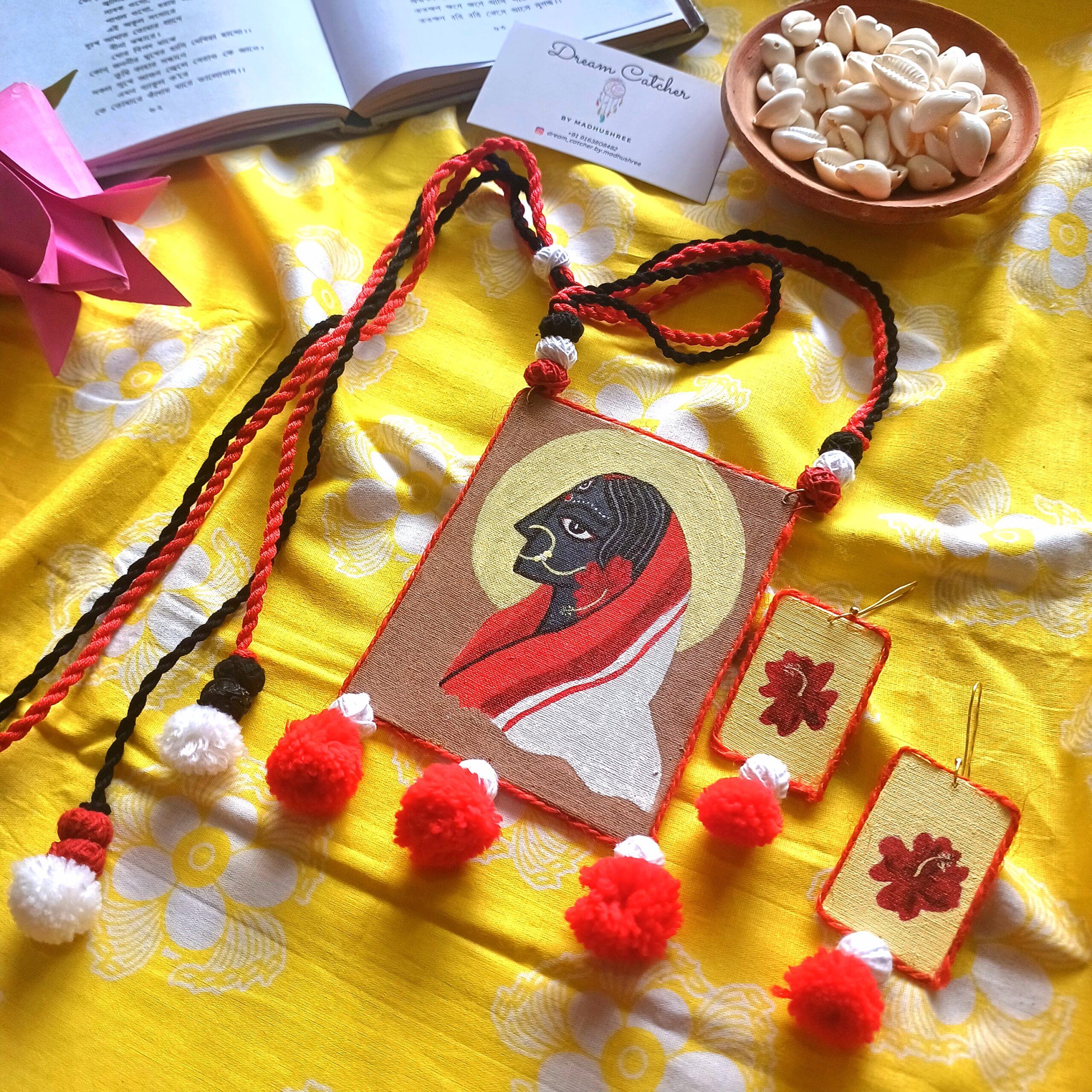 Maa hand painted jewelry set - Image 2