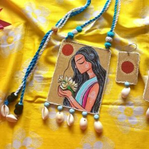 Kanok hand painted jewelry set