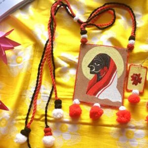 Maa hand painted jewelry set