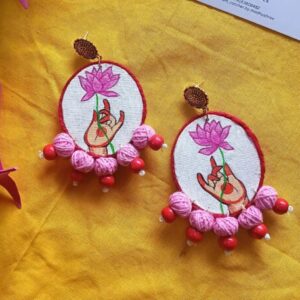 Bakul hand painted earrings