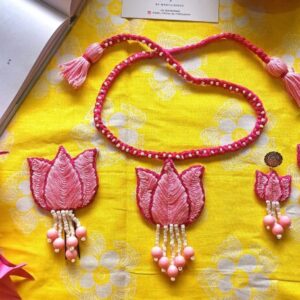 Bithika Hand Embroidery Jewelry Set